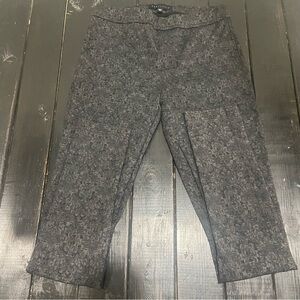 Sanctuary Skinny Stretch Pull On Pants Womens XS Black Tapestry Print